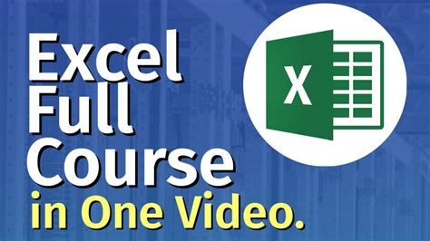 youtube excel 2010 training