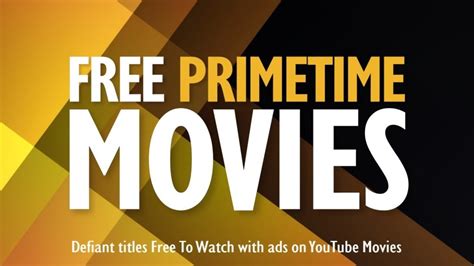 youtube free primetime movies