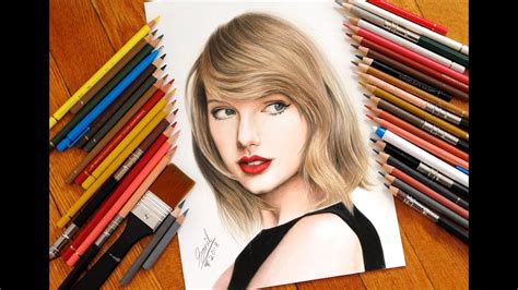 youtube how to draw taylor swift