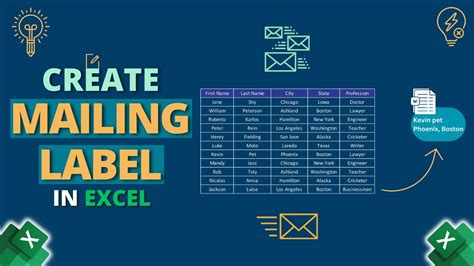 Youtube How To Make Mailing Labels From Excel