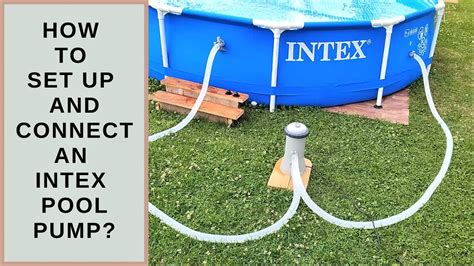 Youtube Intex Pool Filter Setup