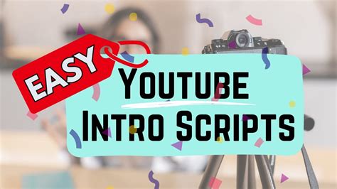 youtube intro script example