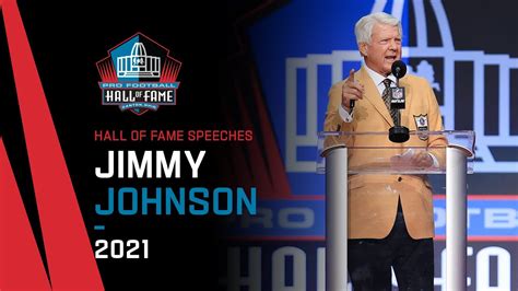 youtube jimmy johnson hall of fame