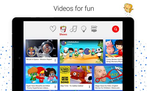 youtube kids video app for children