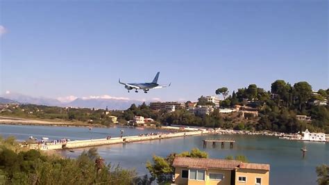 youtube landing at corfu airport