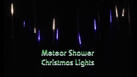 youtube meteor shower christmas lights
