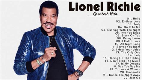 youtube music lionel richie songs