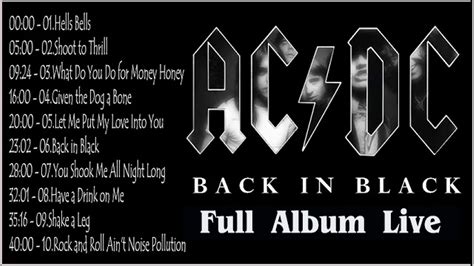 youtube music videos ac dc back in black