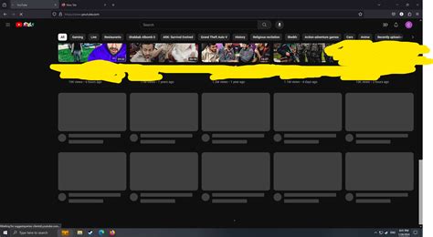 youtube not loading properly firefox