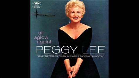 youtube peggy lee fever