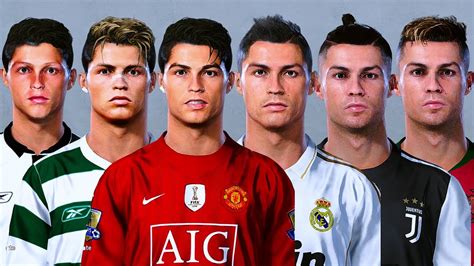 youtube pes face evolution