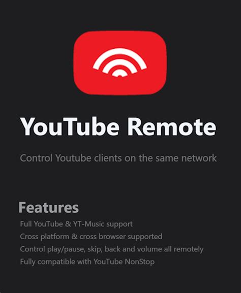 Youtube Remote Control Extension