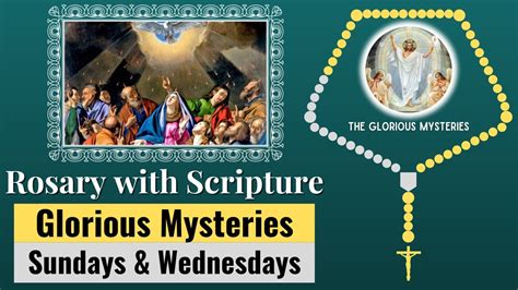 youtube rosary wednesday with scripture