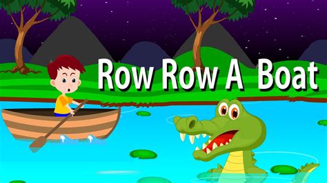 youtube row row row your boat crocodile
