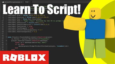 youtube scripts for roblox