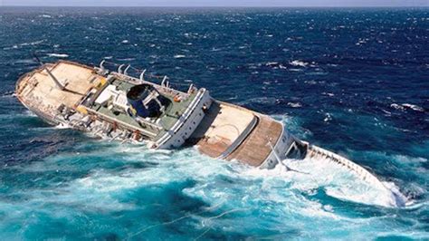 youtube ships sinking at sea