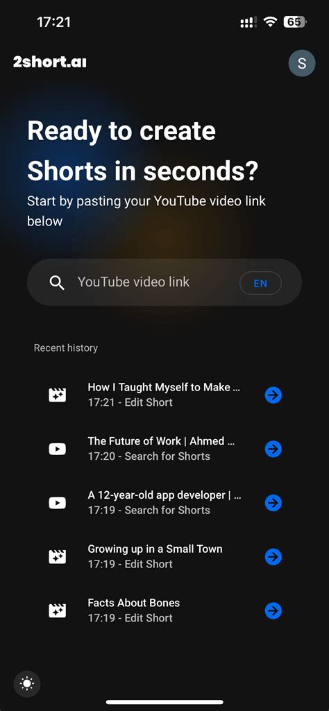 youtube shorts ai generator from videos