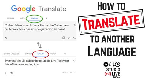 youtube translate to english