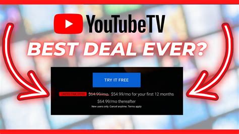 youtube tv deals