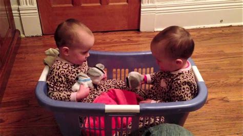 youtube twin babies talking