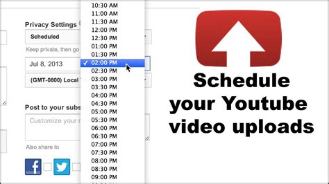 youtube upload video date