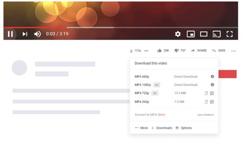 youtube video downloader chrome extension