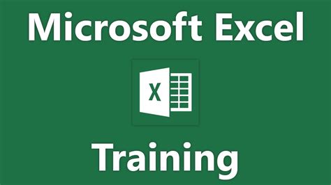 youtube videos excel training
