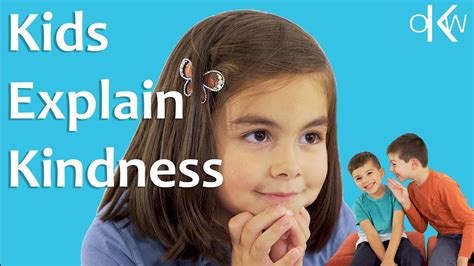 youtube videos for kids kindness