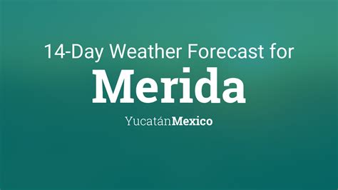 yucatan mexico weather forecast