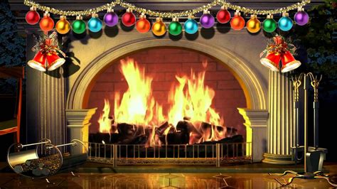 Toasty Christmas Fire 1024x600 Wallpaper