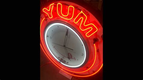 Yum Neon Clock