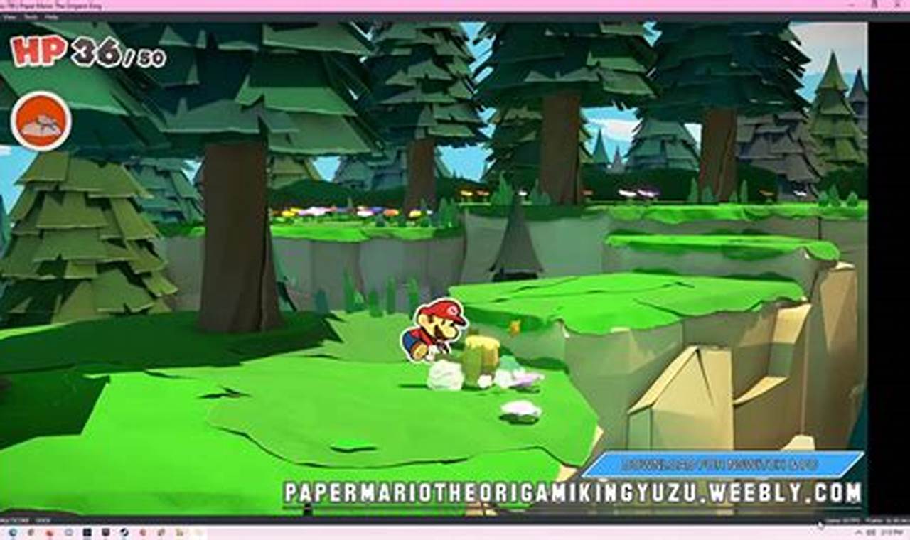 Yuzu Paper Mario: The Origami King: Resolving the Black Screen Issue
