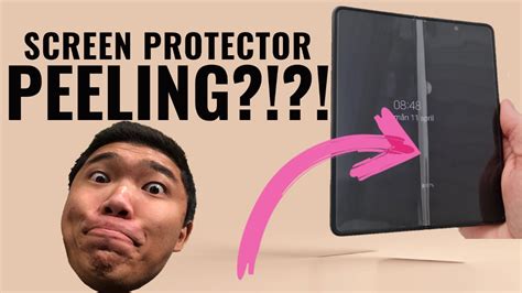 Z Fold 3 Screen Protector Lifting