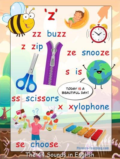 Z Sound Phonics
