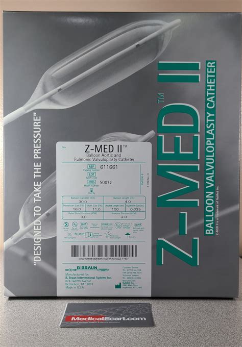 Z-Med Balloon Sizes