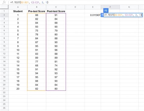 How to Run a Paired Samples ttest in Excel YouTube