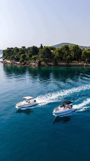 zadar speedboat excursion