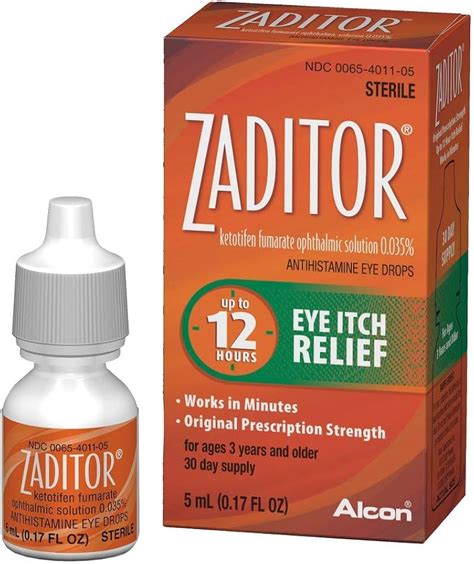 Zaditor Eye Drops Expiration Date