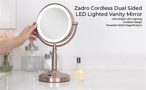 Zadro Battery Powered Makeup Mirror