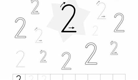 Ein kostenloses Mathe-Arbeitsblatt zum Schreiben lernen der Zahl 3, auf