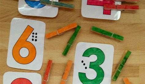 Zahlen suchen und einfärben - Montessori | Pinnus | Zahlen lernen