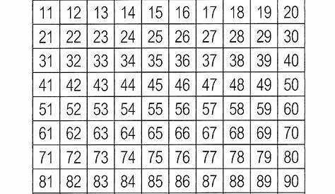 Lernstübchen: Zahlenkarten von 1 bis 100