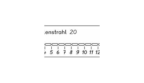 Schon Zahlenstrahl Bis 20