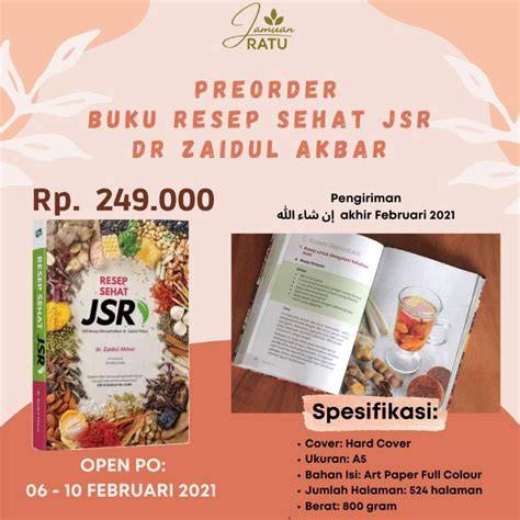 Zaidul Akbar Resep
