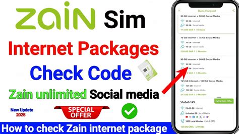 zain sim internet check code