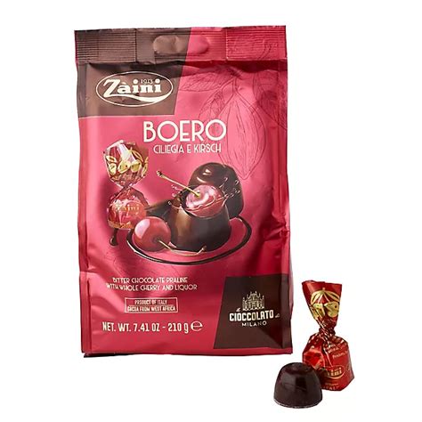 zaini boeri cherry liqueur chocolates 210g