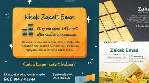 Zakat Emas Berapa Persen