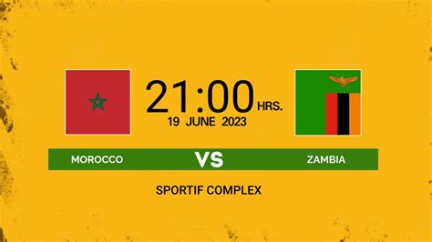 zambia vs morocco afcon