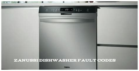 Zanussi Dishwasher Code 20