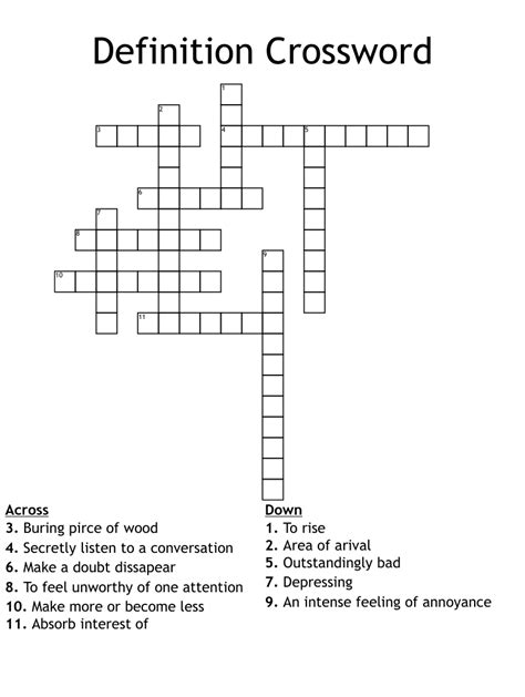zany definition crossword